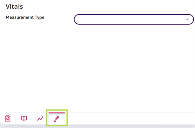 Here the measurements tab is highlighted.