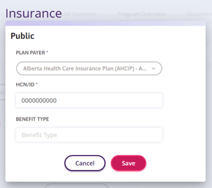 An image of the screens prompting you to either add information to existing insurer or add another insurer.